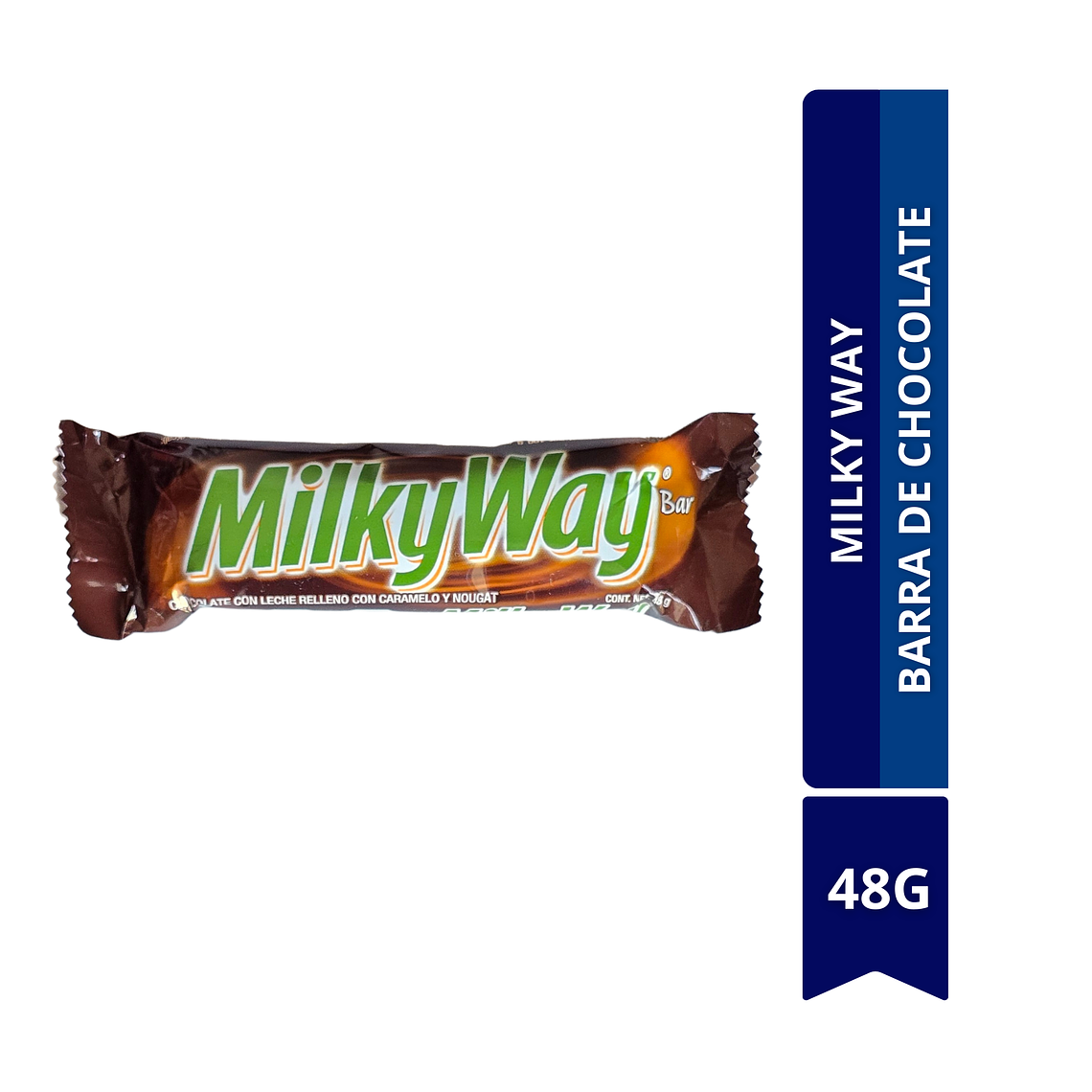 MILKY WAY BARRA DE CHOCOLATE RELLENO DE CARAMELO 48G 1