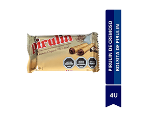 PIRULIN DE CREMOSO BOLSITA DE PIRULIN 4 UNID 24G