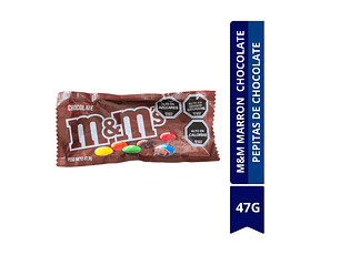 M&M MARRON SABOR CHOCOLATE PEPITAS DE CHOCOLATE 47.9G	