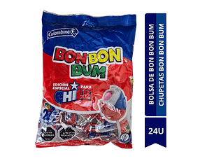 BOLSA DE BON BON BUM DE 24 UNIDADES 