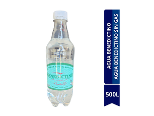 AGUA BENEDICTINO DE AGUA BENEDICTINO SIN GAS  500ML	