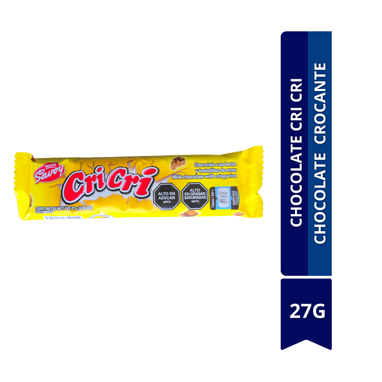 CHOCOLATE CRI CRI 27G 	 1