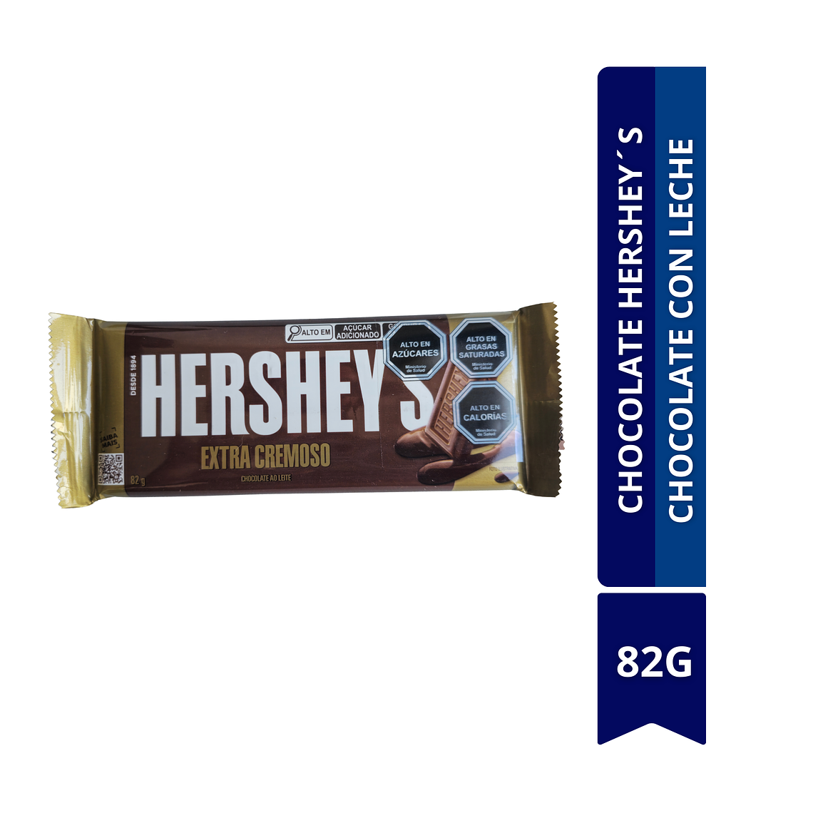 CHOCOLATE HERSHEY´S EXTRA CREMOSO 82G 1