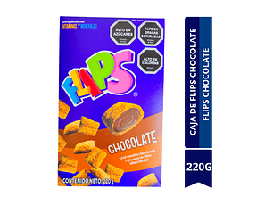 CAJA DE FLIPS CHOCOLATE 220G	
