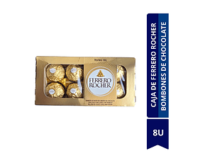 CAJA DE FRRERO ROCHER BOMBONES DE CHOCOLATE 50G	