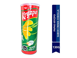PAPAS KRYZPO SABOR CREMA CEBOLLA 130G