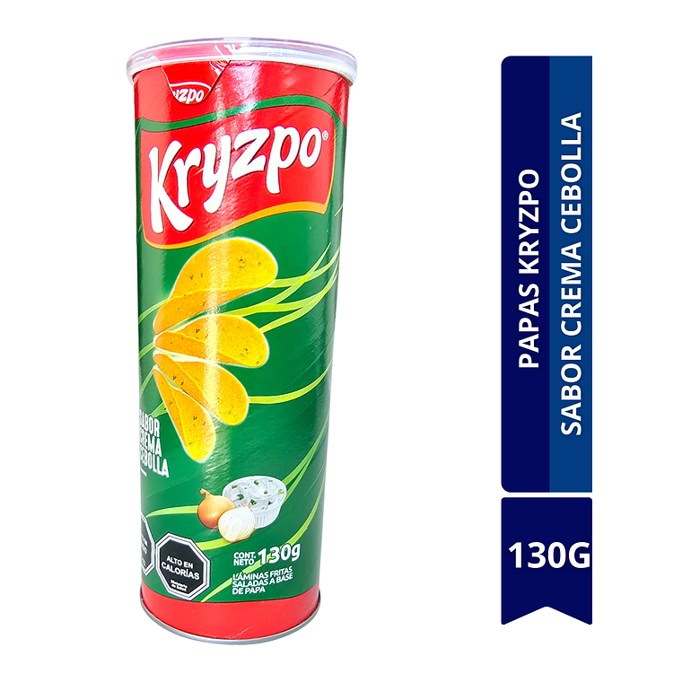 PAPAS KRYZPO SABOR CREMA CEBOLLA 130G 1