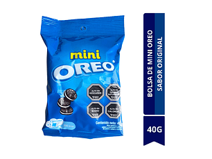 BOLSA DE MINI OREO SABOR ORIGINAL 40G 	