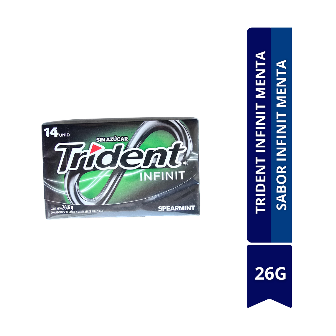 CAJA DE TRIDENT 12 UND SABOR INFINIT 1