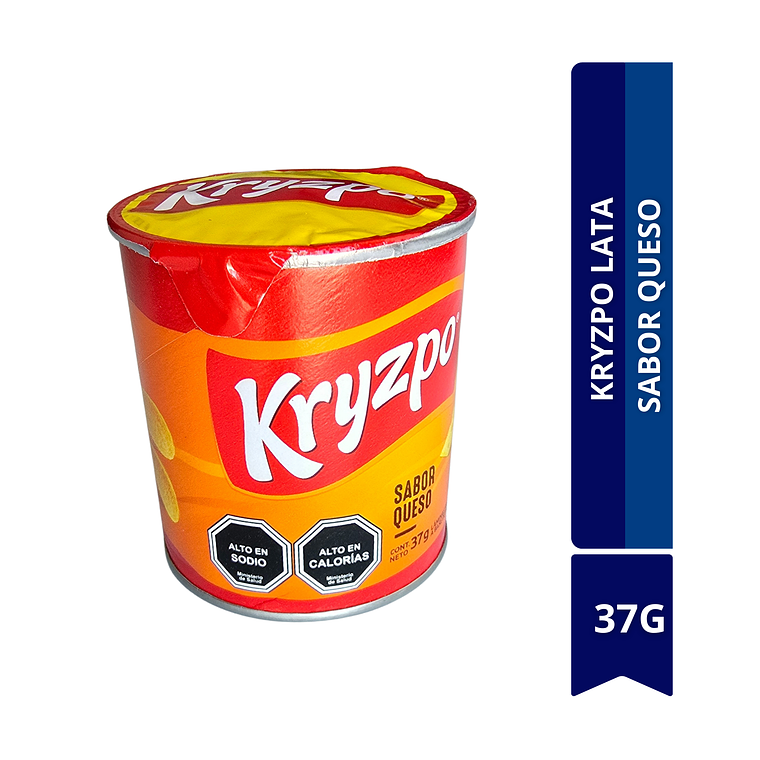 KRYZPO LATA SABOR QUESO 37G	 1