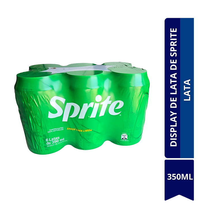 LATA DE SPRITTE DE SABOR SPRITE 350ML  2