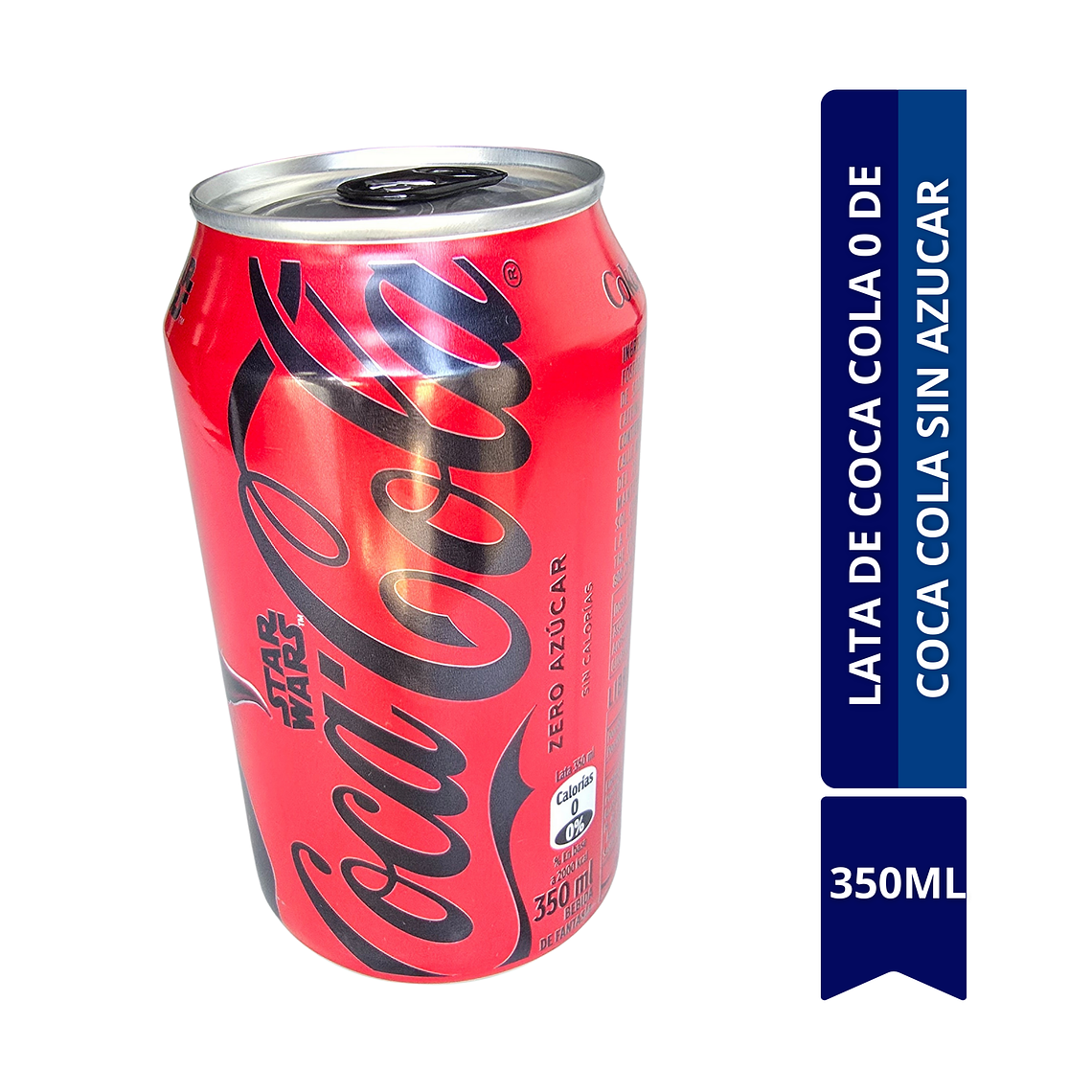 DISPLAY DE LATA DE COCA COLA 0	LATA DE 350ML  1