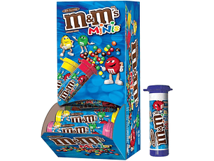 M&M MINI TUBO COLOR AZUL 30 GR 