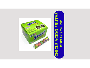 CHICLE ACIDO DE FRUTAS 