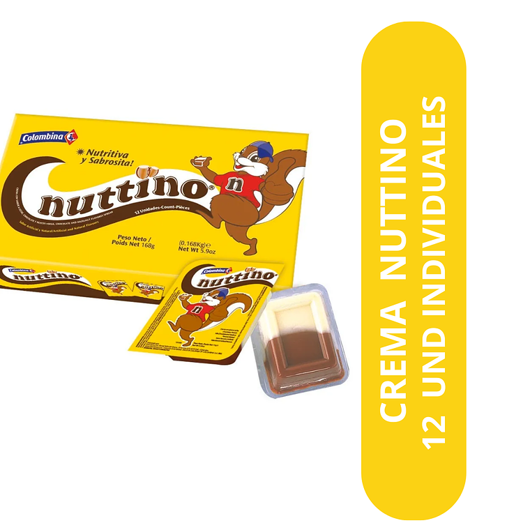 NUTINO CREMA DE CHOCOLATE Y VAINILLA 1
