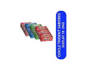 CHICLE TRIDENT TRADICIONALES