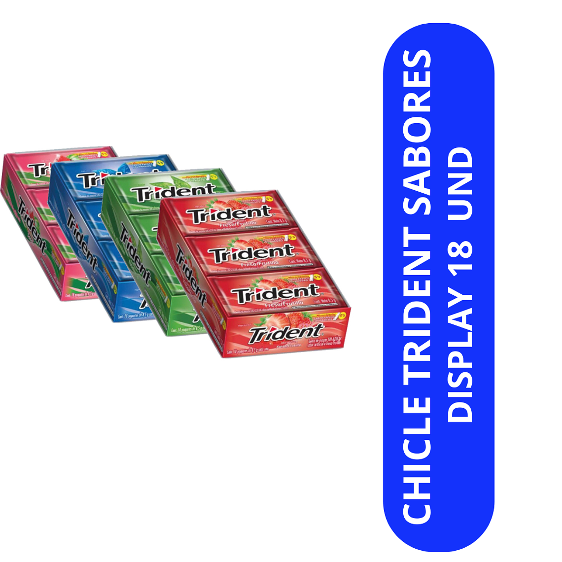 CHICLE TRIDENT TRADICIONALES 1