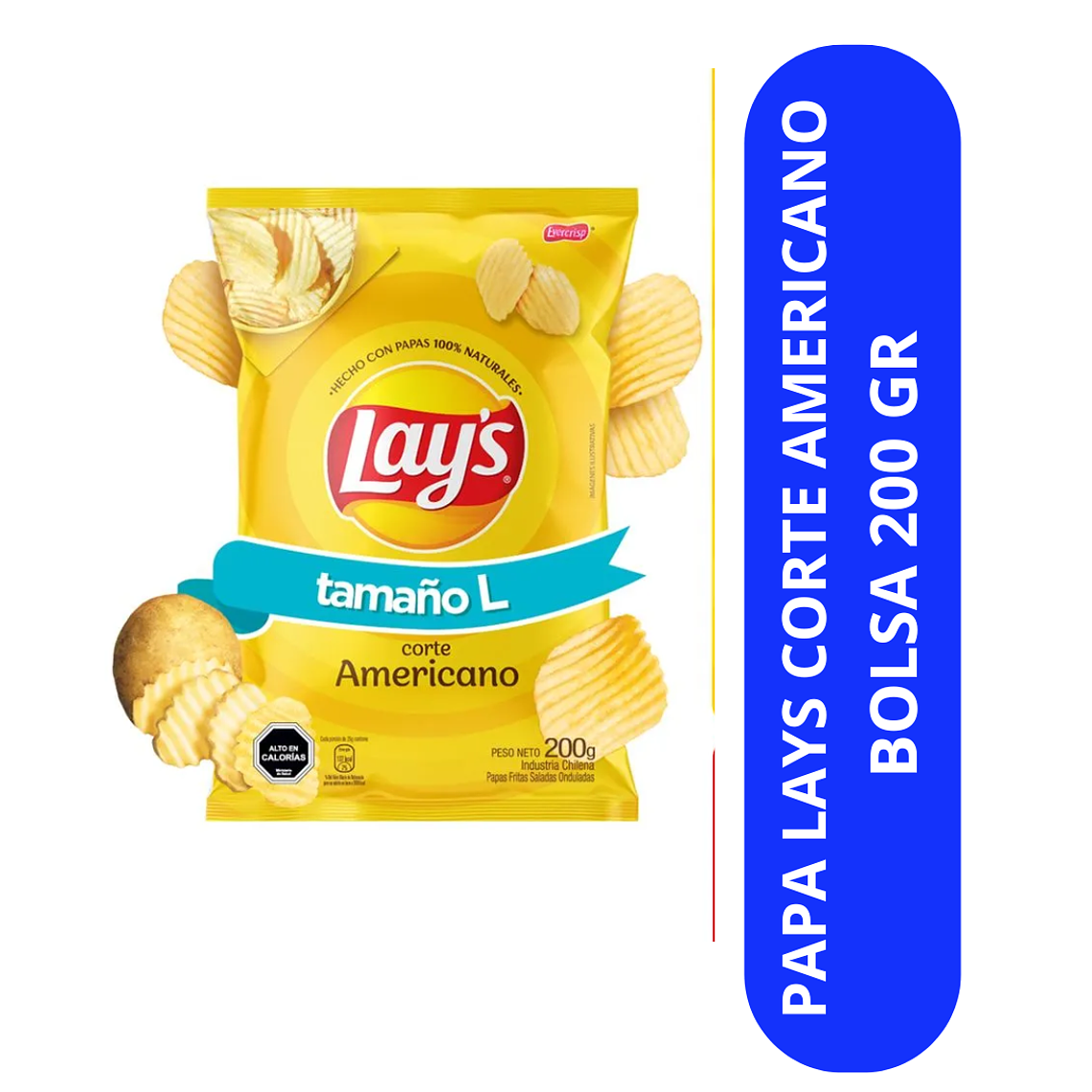 PAPA LAYS CORTE AMERICANO 200 GR  1