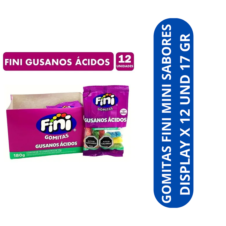 GOMITAS FINI MINI 12 UND DISPLAY 2