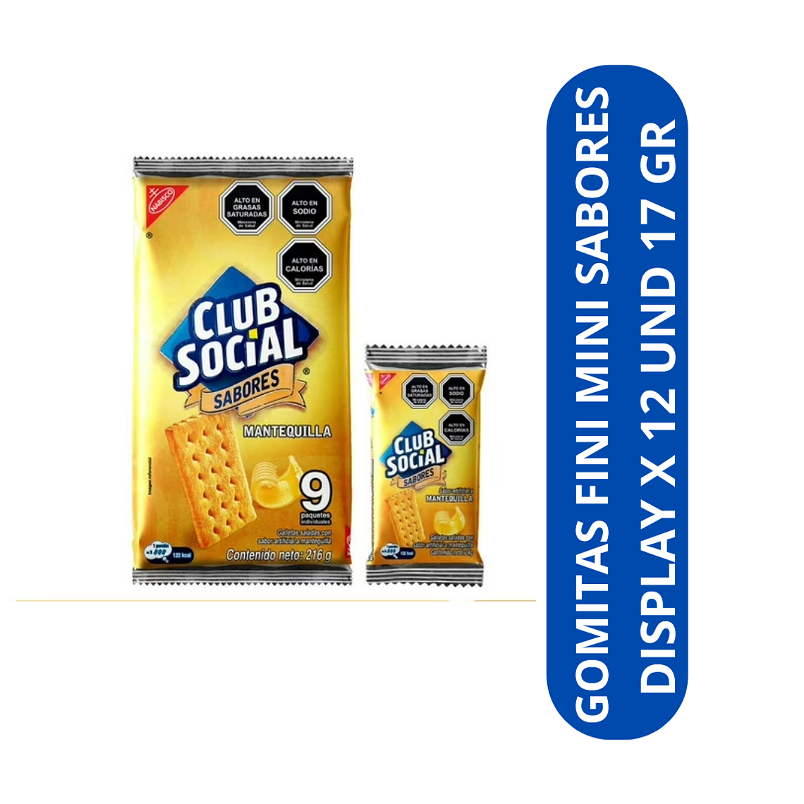 GALLETAS CLUB SOCIAL MANTEQUILLA X 9 UND 1