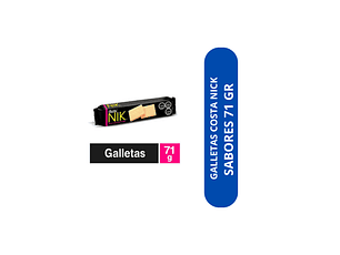 GALLETAS NICK SABORES VARIADOS 
