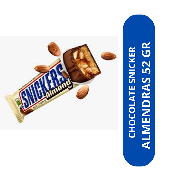 CHOCOLATE SNICKER ALAMDRAS  1