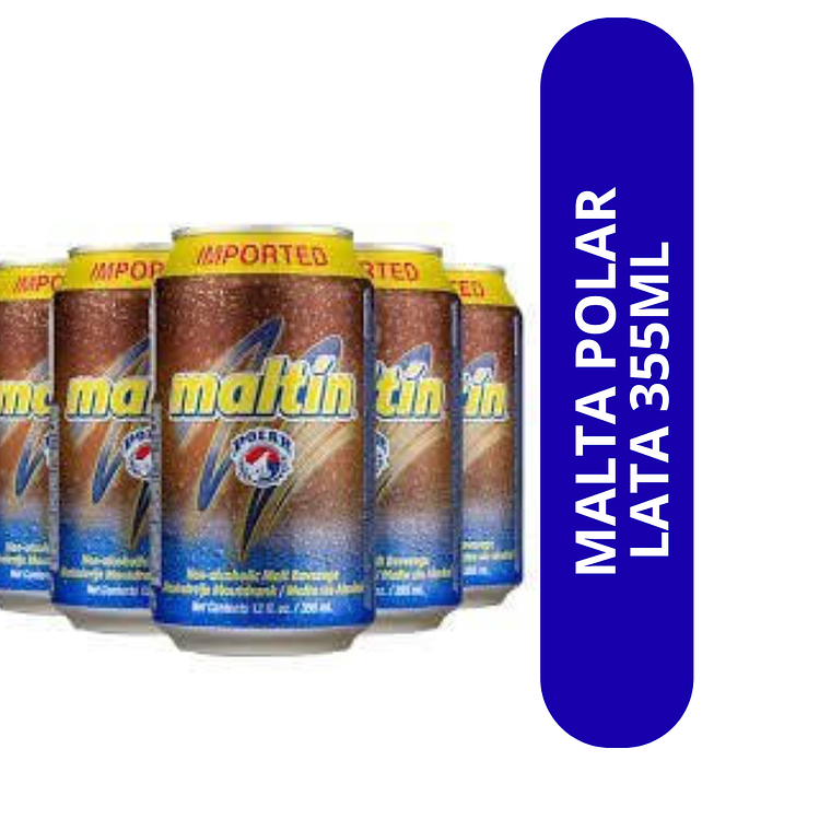 MALTA POLAR 355ML SIN ALCOHOL 2