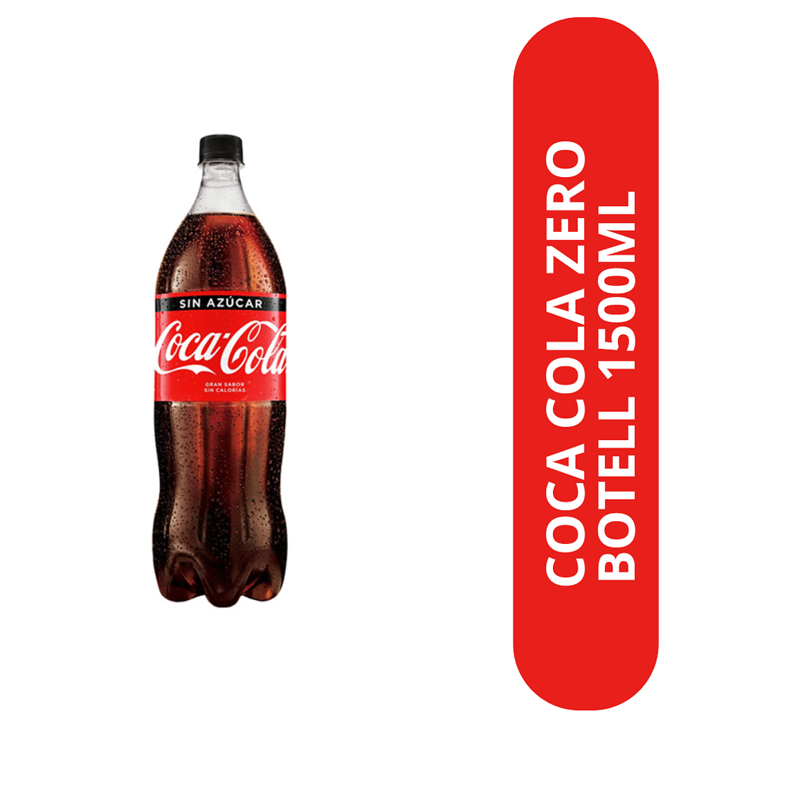 COCA COLA ZERO 1,5 LITROS 1