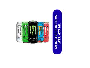 BEBIDA ENERGETICA MONSTER  DISPLAY 6 UND 