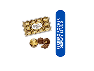 FERRERO ROCHER CAJA 12 UNIDADES 