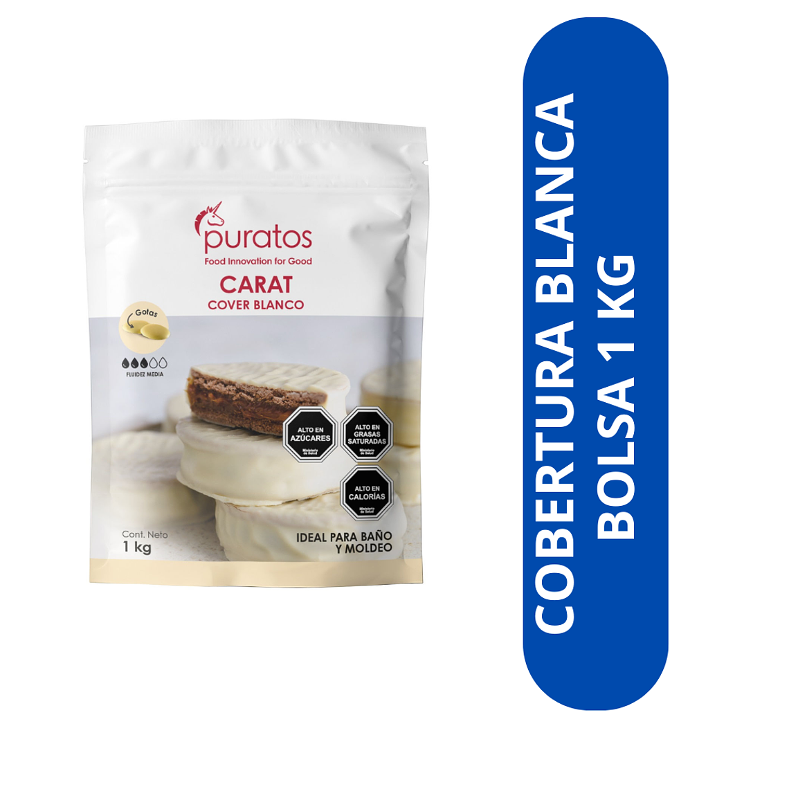 COBERTURA CARAT BLANCA 1 KG  1