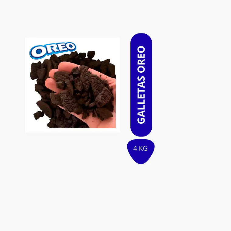 GALLETAS OREO MOLIDAS  4 KG 2
