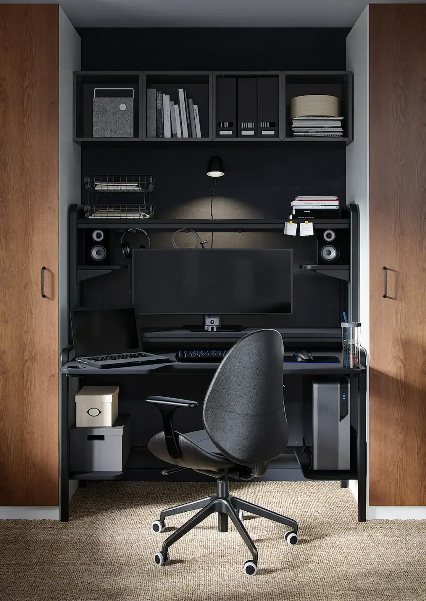 Gamer black desk FREDDE 5