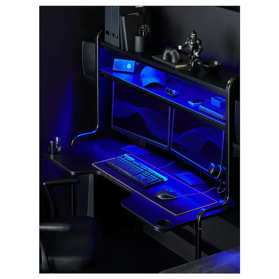 Gamer black desk FREDDE 6