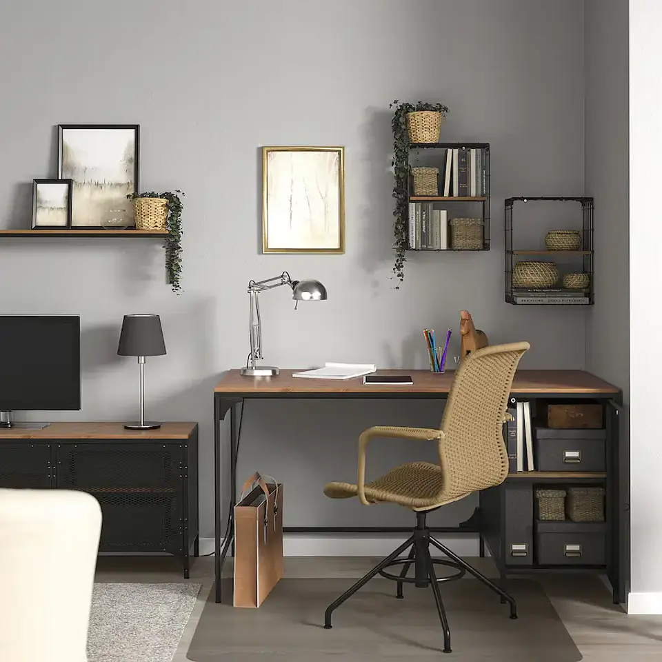Black desk FJÄLLBO 2