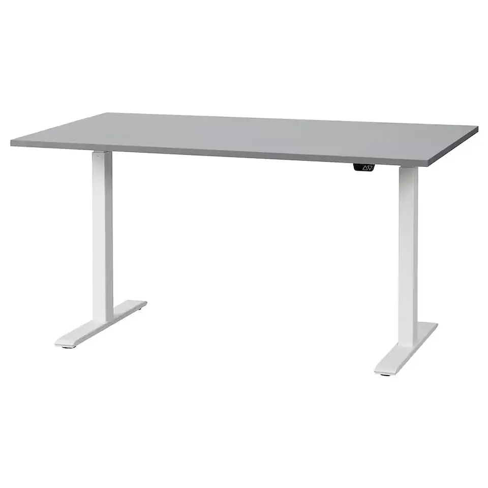 Adjustable desk, gray/white RODULF 4