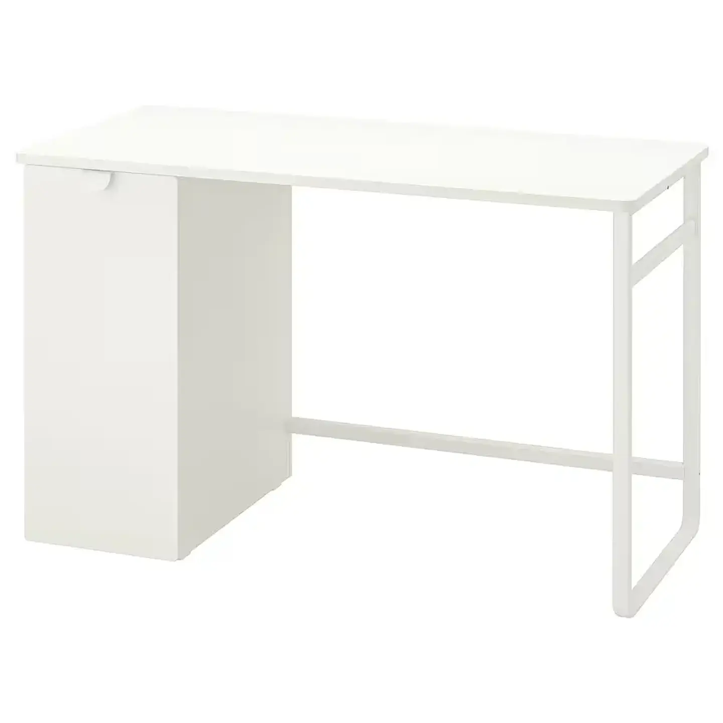 Desk with drawers, white LÄRANDE 1
