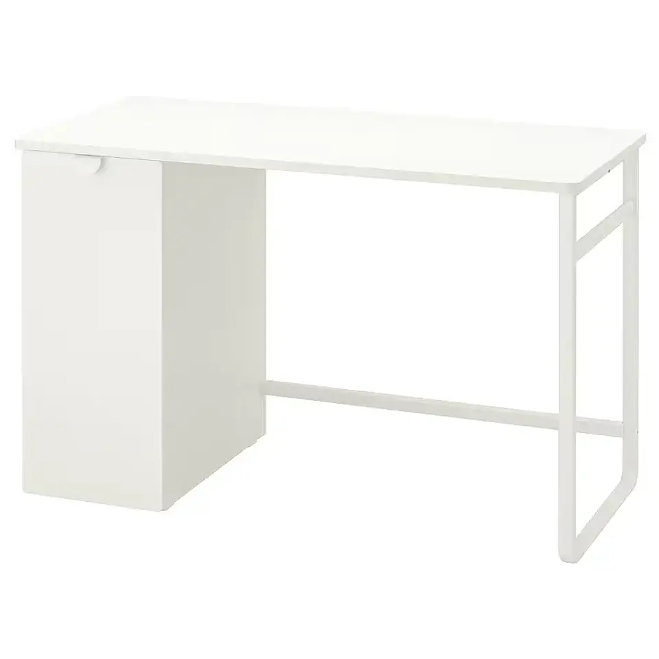 Desk with drawers, white LÄRANDE 1