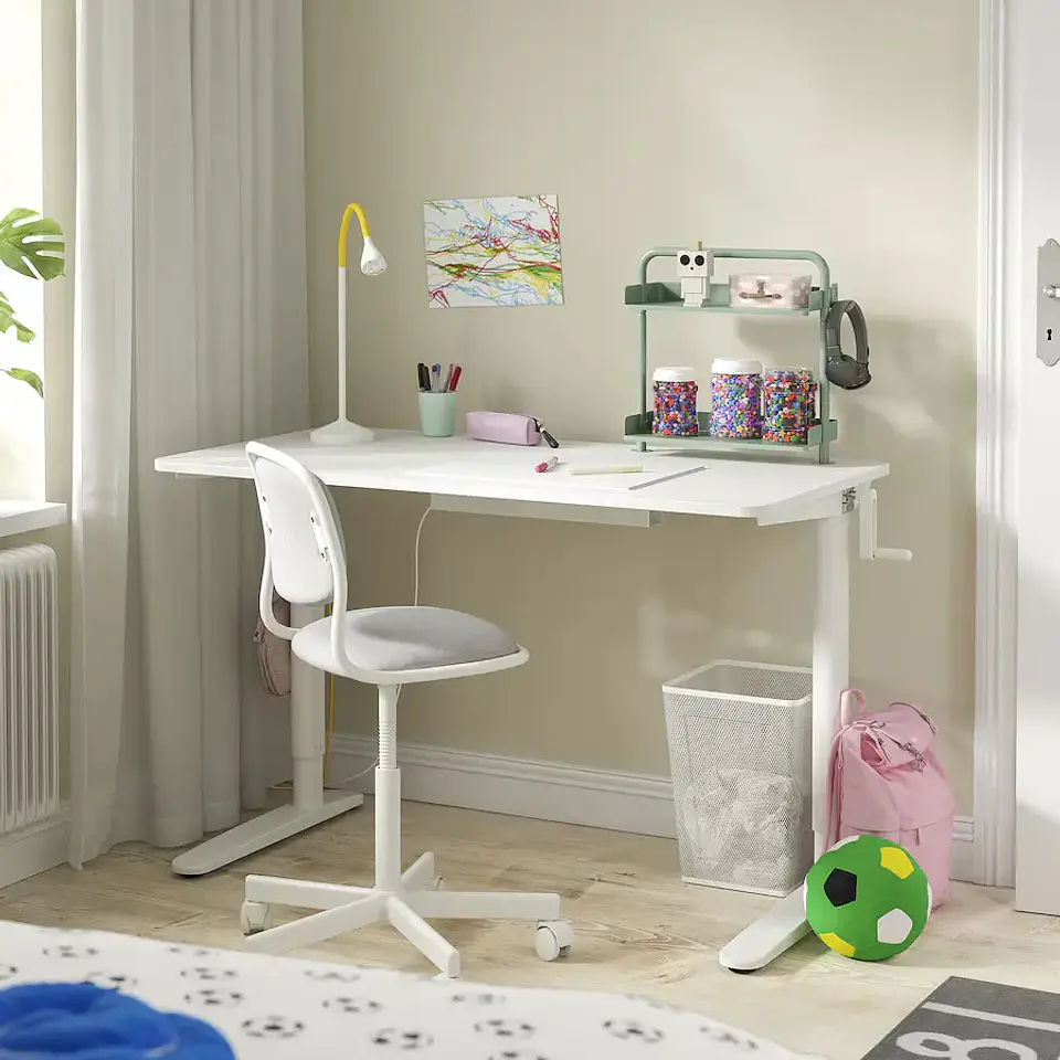 Desk Shelf, Greenish Gray RELATERA 3