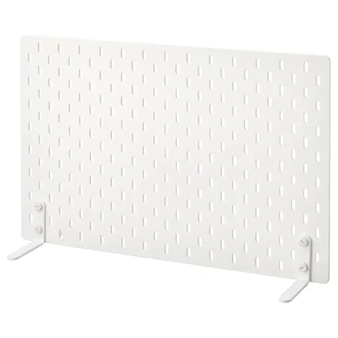Freestanding pegboard, white SKÅDIS