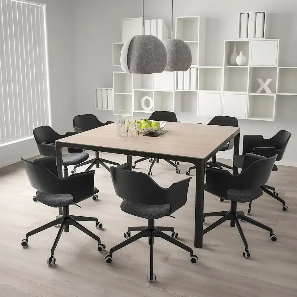 Meeting room chair, dark gray FJÄLLBERGET 2