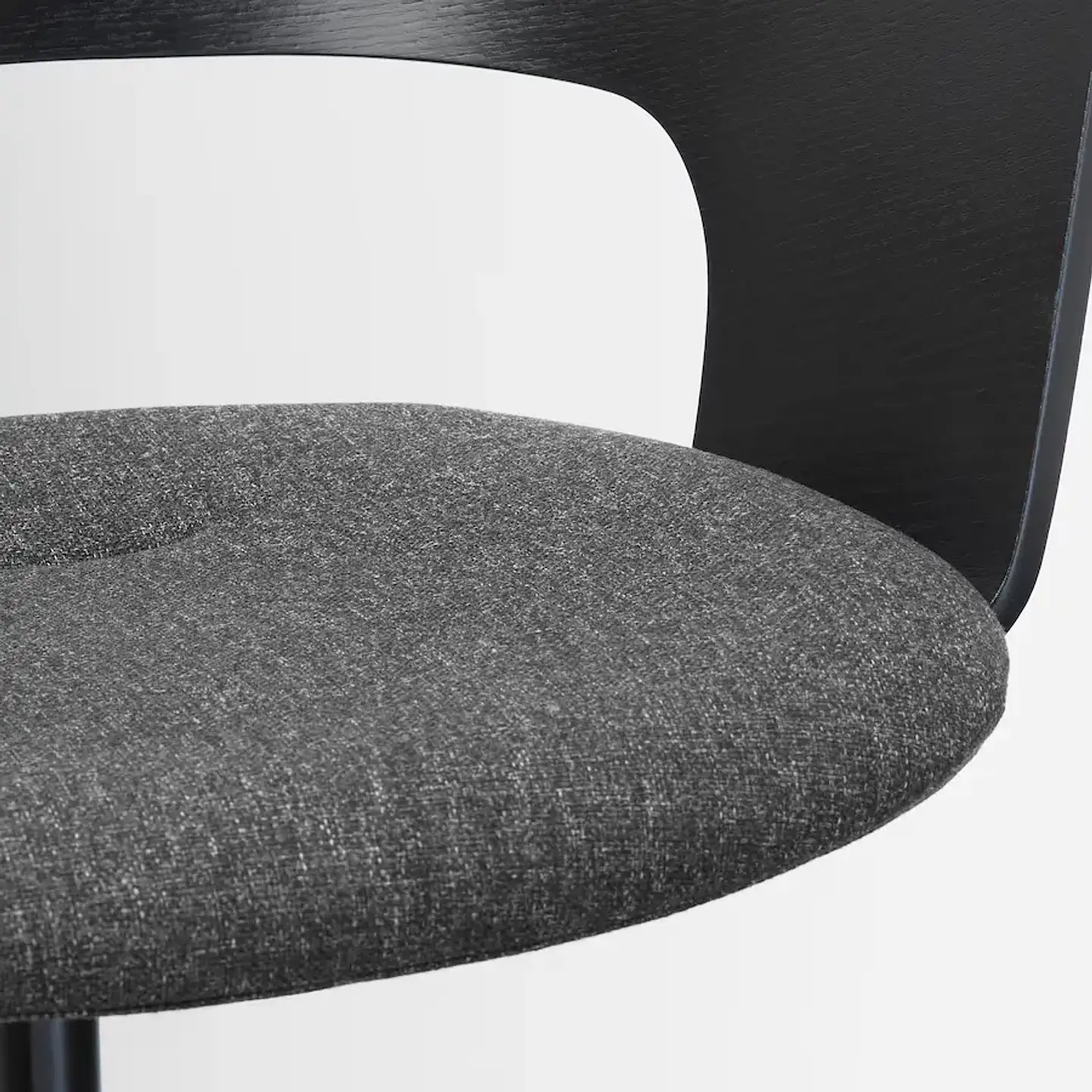 Meeting room chair, dark gray FJÄLLBERGET 4