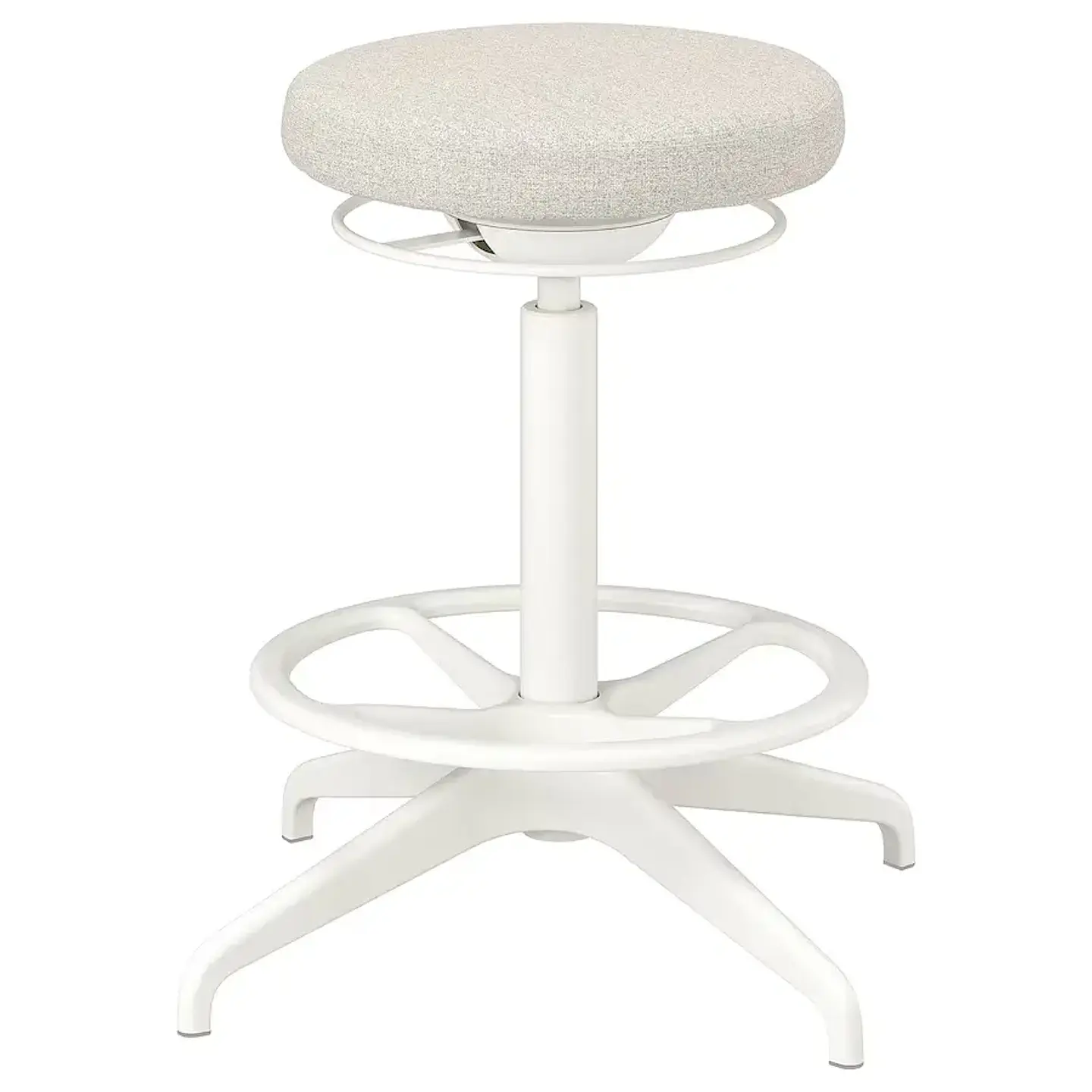 Adjustable-height floor desk, Gunnared beige LIDKULLEN 1