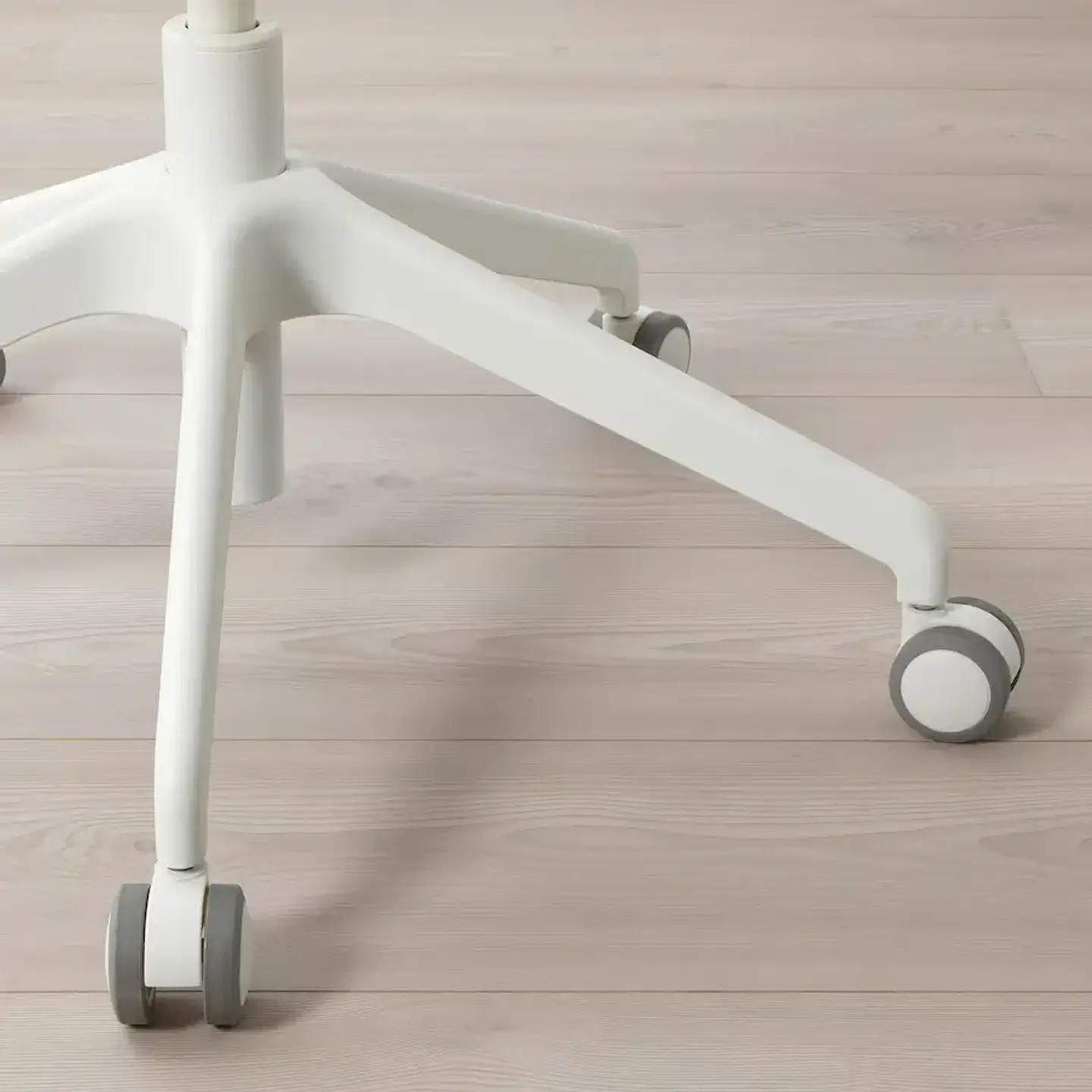 Silla de escritorio con reposabrazos, Gunnared gris/blanco HATTEFJÄLL 3
