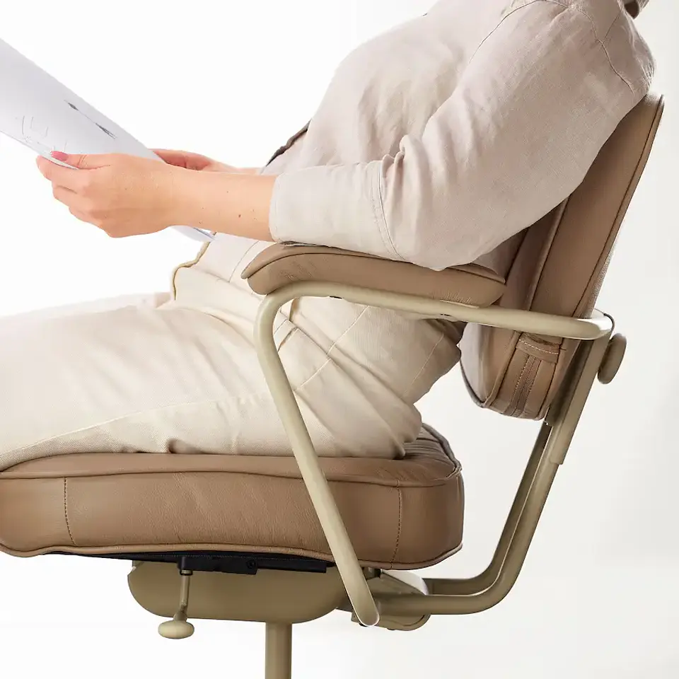 Desk chair, Grann beige ALEFJÄLL 4