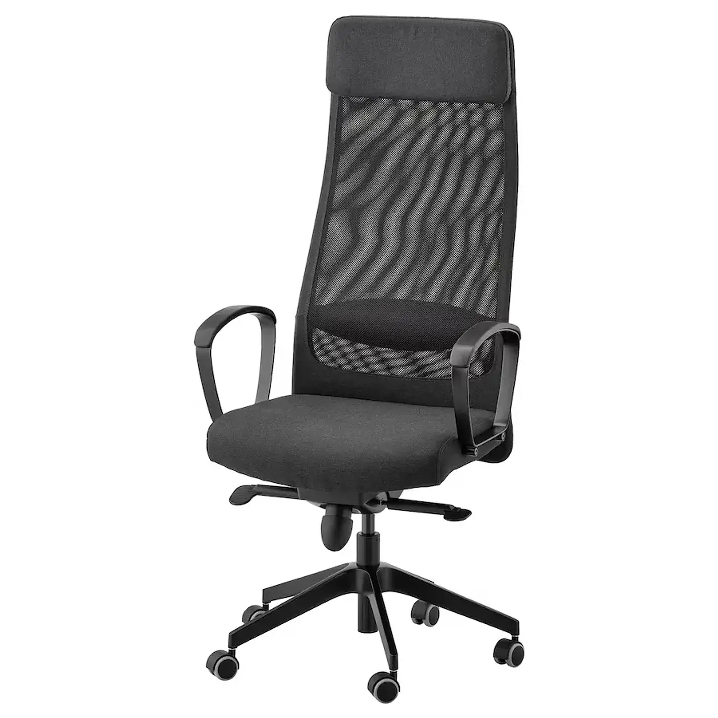 Desk chair, Vissle dark gray MARKUS 1