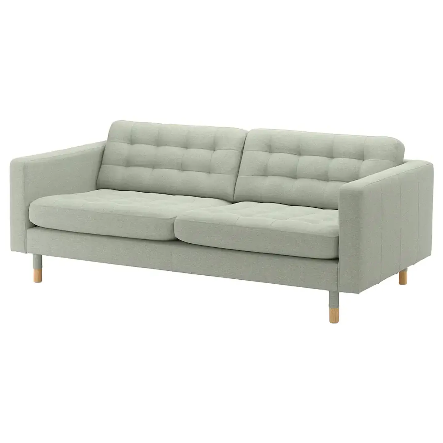 3-seater sofa, Gunnared greenish gray LANDSKRONA 1
