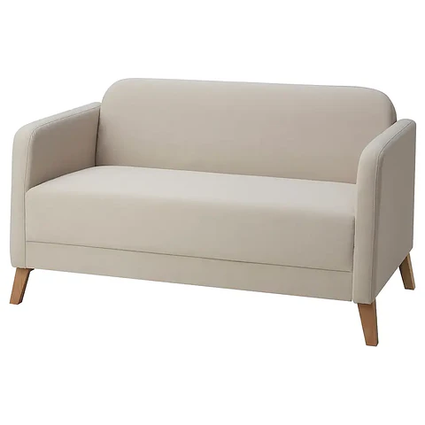 2-seater sofa, Vissle beige LINANÄS