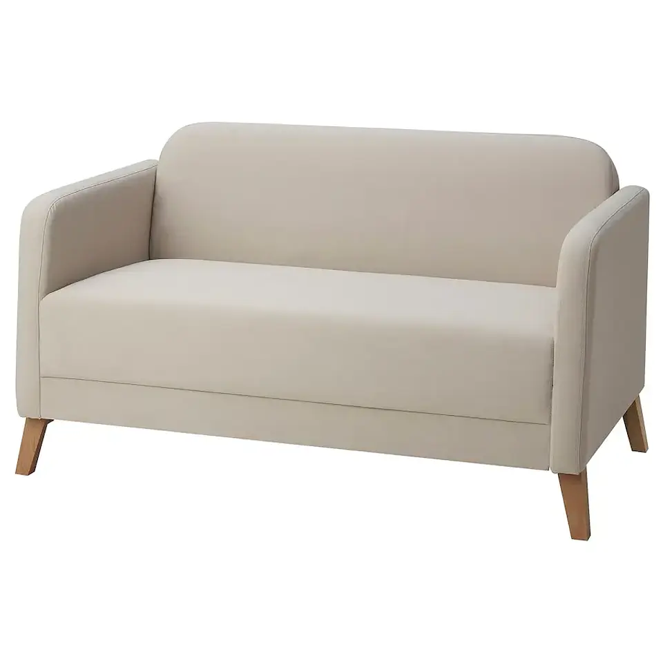 2-seater sofa, Vissle beige LINANÄS 1