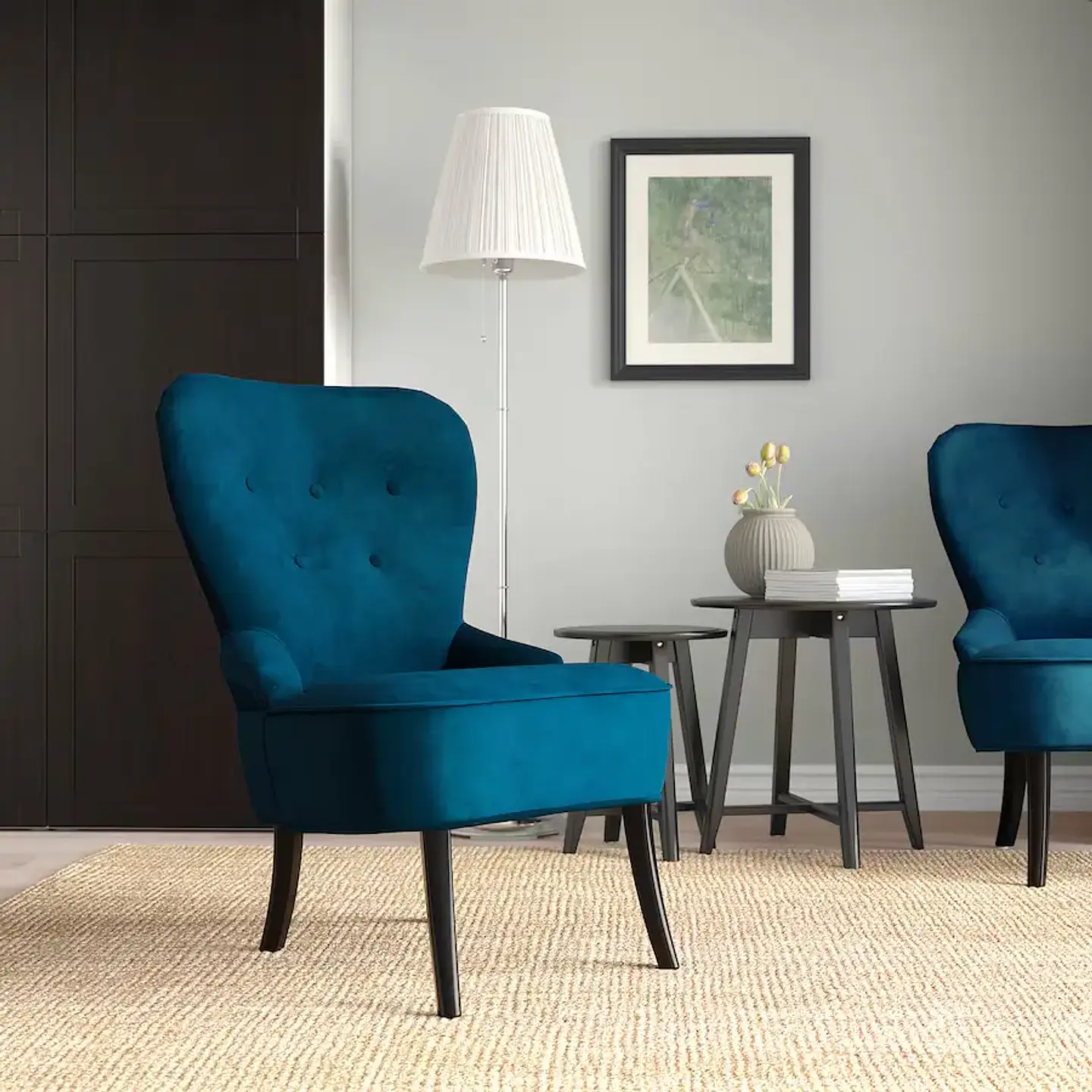 Sitial, Djuparp petrol blue REMSTA 2